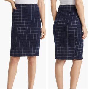 LIVERPOOL LOS ANGELES Reese Plaid High Waist Pencil Skirt 4P Stitch Fix Nwt‎